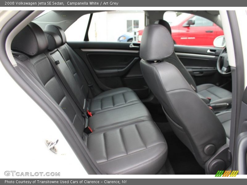 Campanella White / Art Grey 2008 Volkswagen Jetta SE Sedan