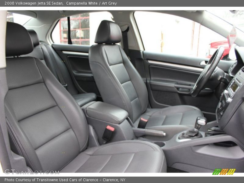 Campanella White / Art Grey 2008 Volkswagen Jetta SE Sedan