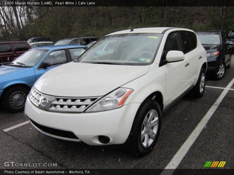 Pearl White / Cafe Latte 2006 Nissan Murano S AWD