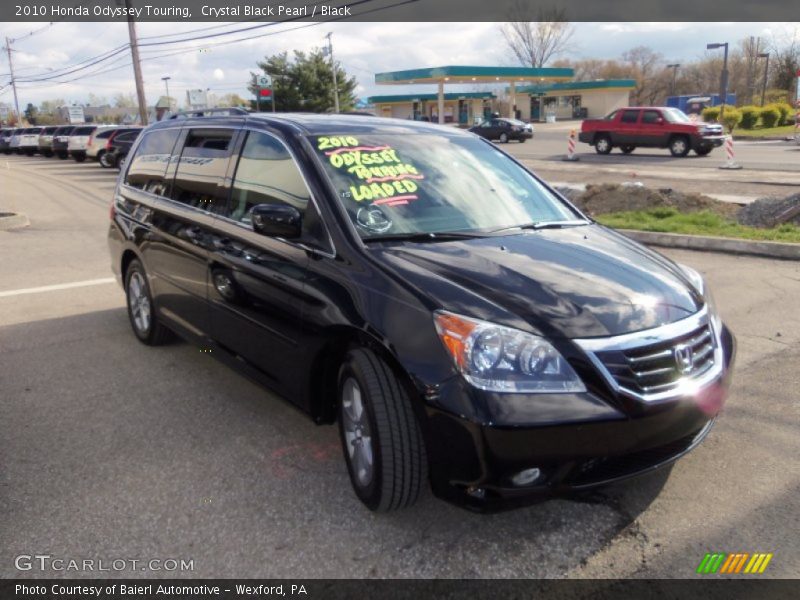Crystal Black Pearl / Black 2010 Honda Odyssey Touring