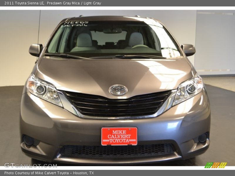 Predawn Gray Mica / Light Gray 2011 Toyota Sienna LE