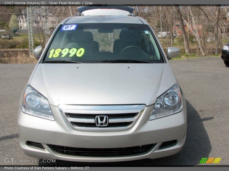 Silver Pearl Metallic / Gray 2007 Honda Odyssey EX