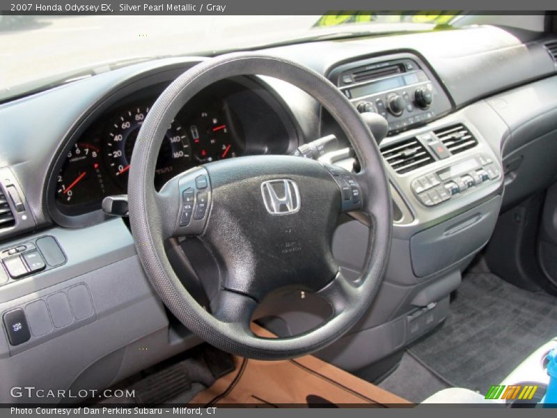 Silver Pearl Metallic / Gray 2007 Honda Odyssey EX