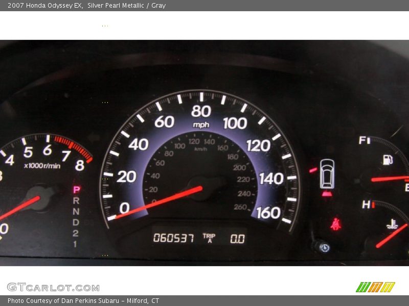 Silver Pearl Metallic / Gray 2007 Honda Odyssey EX