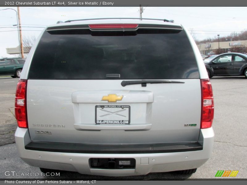 Silver Ice Metallic / Ebony 2012 Chevrolet Suburban LT 4x4