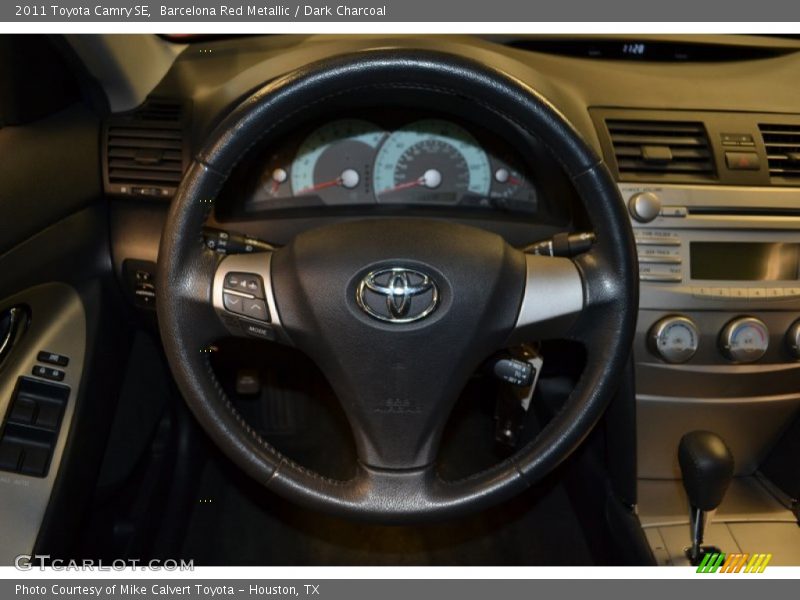 Barcelona Red Metallic / Dark Charcoal 2011 Toyota Camry SE