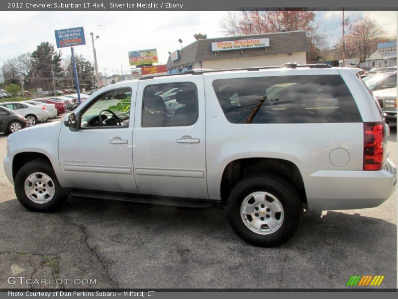 Silver Ice Metallic / Ebony 2012 Chevrolet Suburban LT 4x4