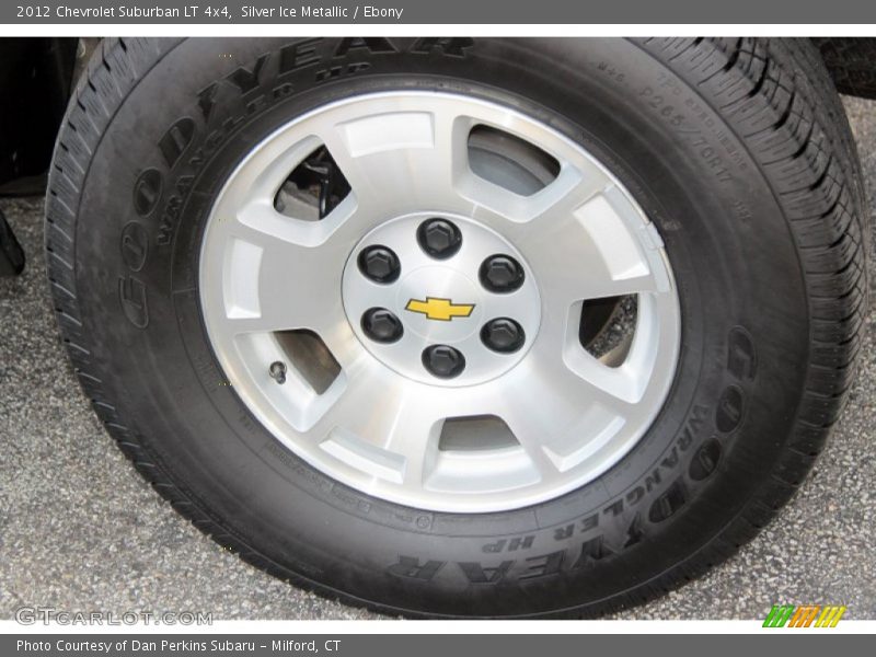 Silver Ice Metallic / Ebony 2012 Chevrolet Suburban LT 4x4