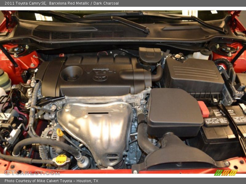 Barcelona Red Metallic / Dark Charcoal 2011 Toyota Camry SE