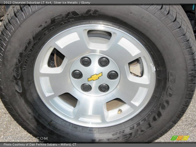 Silver Ice Metallic / Ebony 2012 Chevrolet Suburban LT 4x4