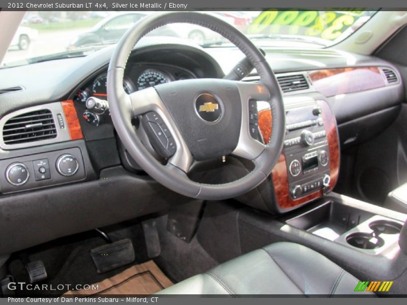 Silver Ice Metallic / Ebony 2012 Chevrolet Suburban LT 4x4