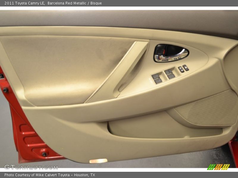 Barcelona Red Metallic / Bisque 2011 Toyota Camry LE