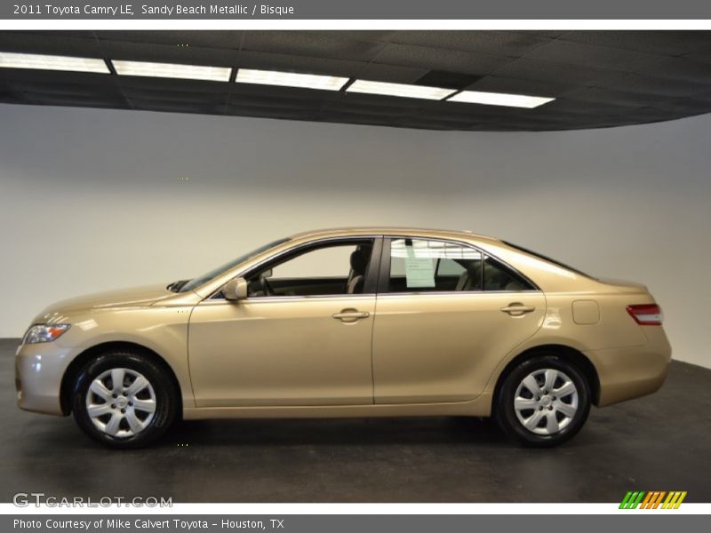 Sandy Beach Metallic / Bisque 2011 Toyota Camry LE