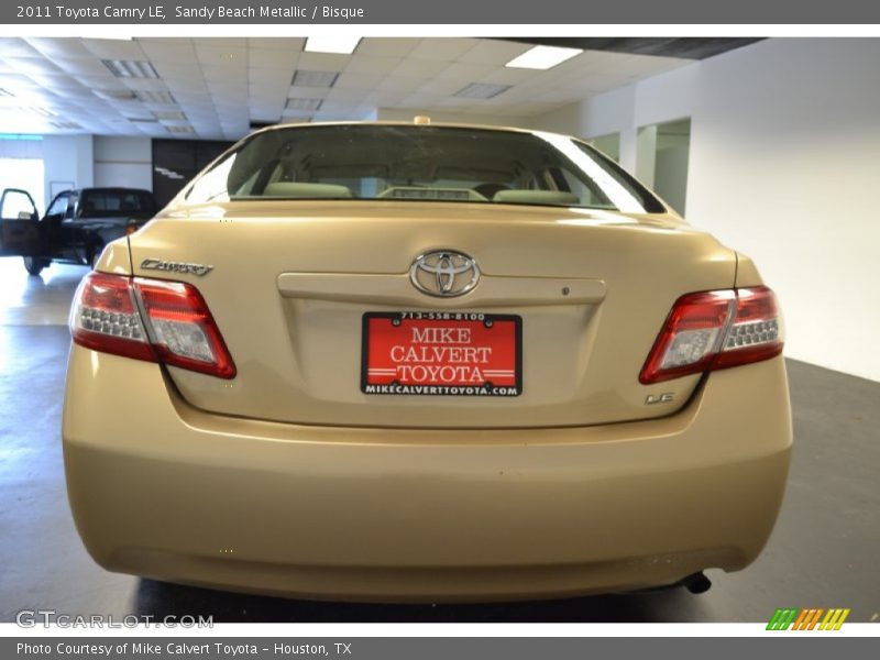 Sandy Beach Metallic / Bisque 2011 Toyota Camry LE