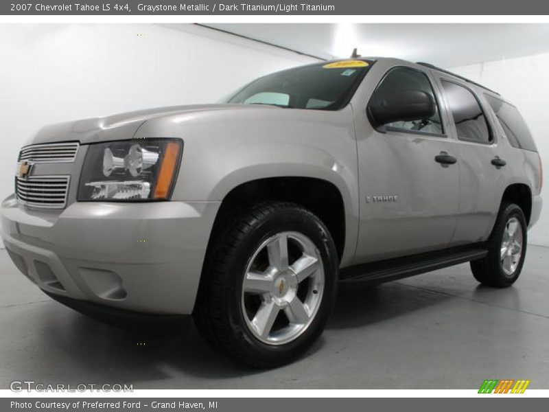 Graystone Metallic / Dark Titanium/Light Titanium 2007 Chevrolet Tahoe LS 4x4