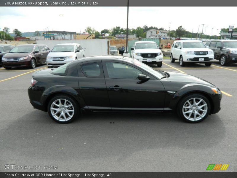 Sparkling Black Mica / Black 2009 Mazda RX-8 Sport