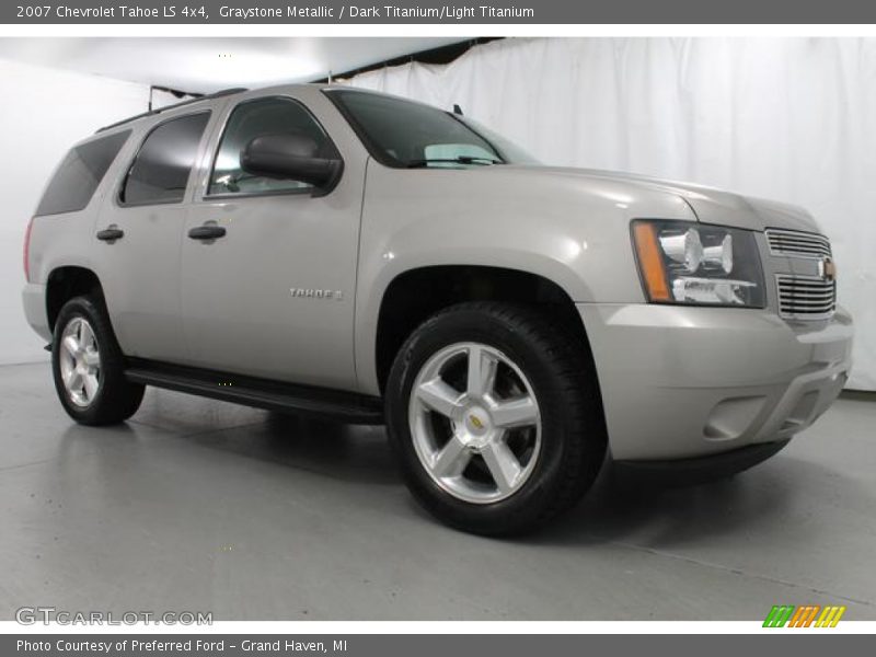Graystone Metallic / Dark Titanium/Light Titanium 2007 Chevrolet Tahoe LS 4x4