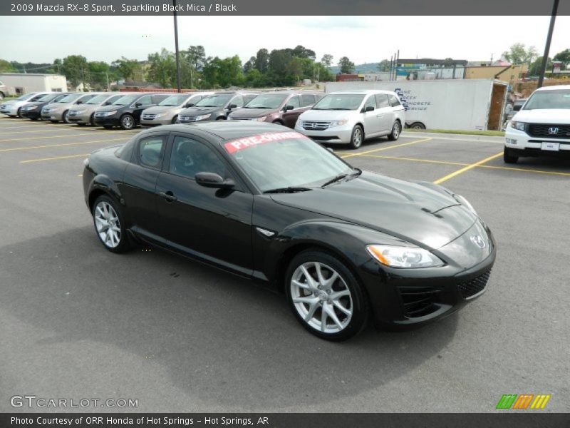Sparkling Black Mica / Black 2009 Mazda RX-8 Sport