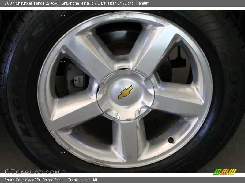 Graystone Metallic / Dark Titanium/Light Titanium 2007 Chevrolet Tahoe LS 4x4