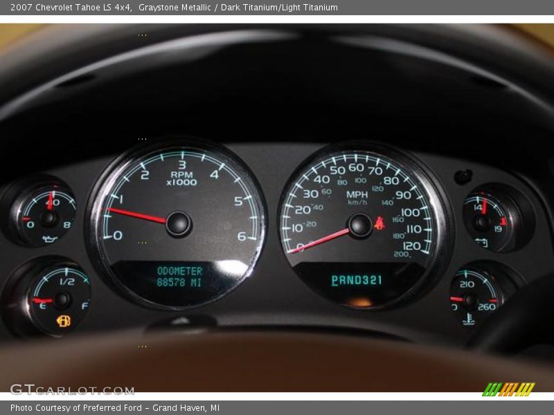 Graystone Metallic / Dark Titanium/Light Titanium 2007 Chevrolet Tahoe LS 4x4