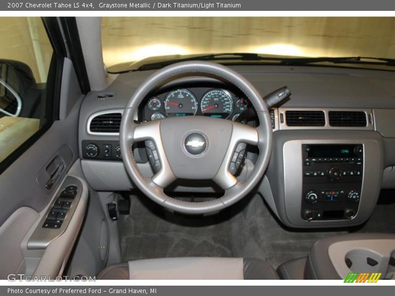 Graystone Metallic / Dark Titanium/Light Titanium 2007 Chevrolet Tahoe LS 4x4