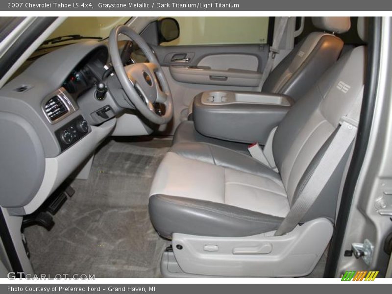 Graystone Metallic / Dark Titanium/Light Titanium 2007 Chevrolet Tahoe LS 4x4