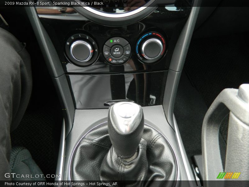 Sparkling Black Mica / Black 2009 Mazda RX-8 Sport