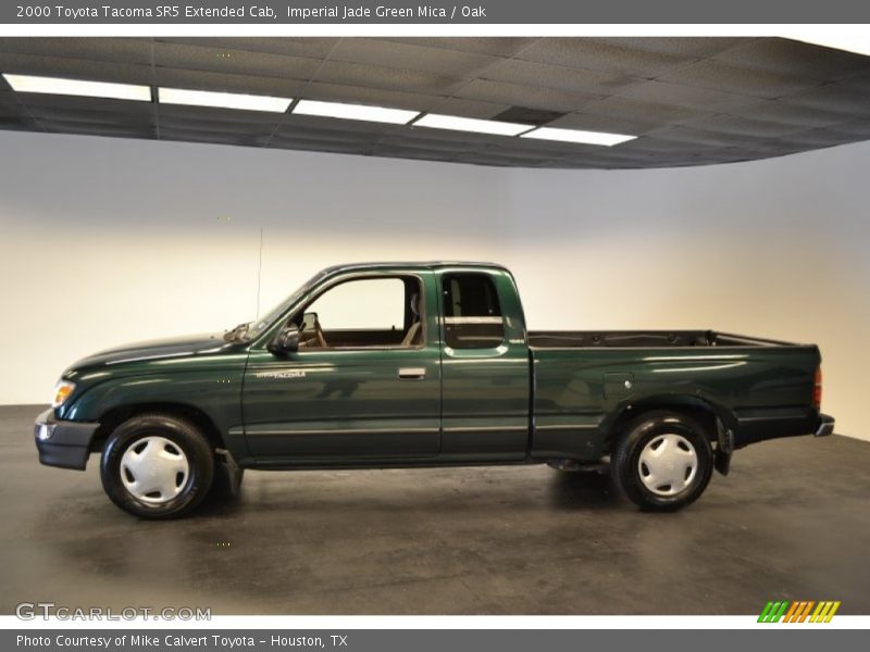 Imperial Jade Green Mica / Oak 2000 Toyota Tacoma SR5 Extended Cab
