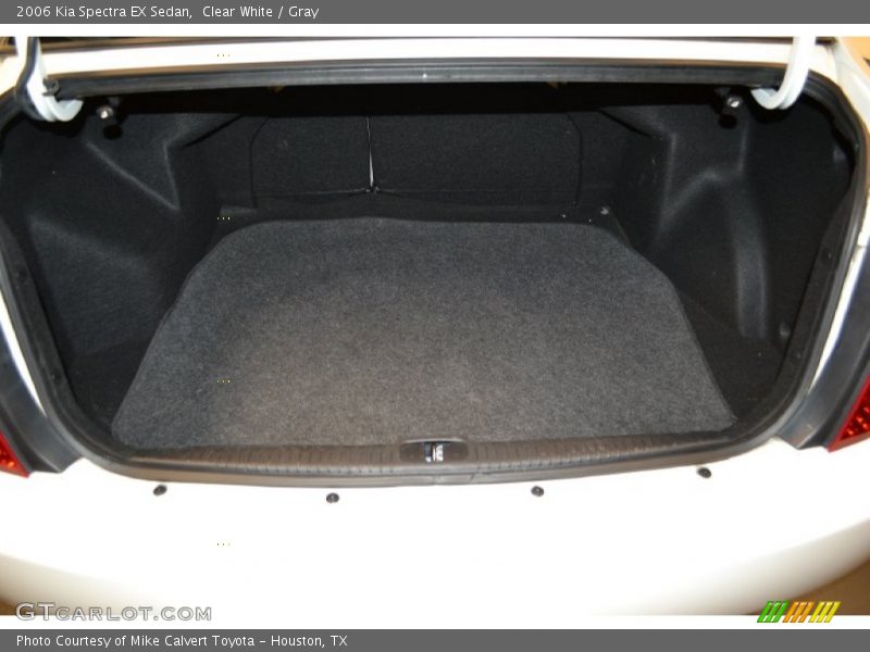 Clear White / Gray 2006 Kia Spectra EX Sedan