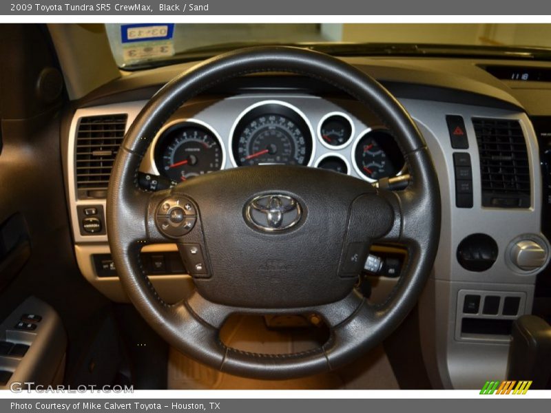 Black / Sand 2009 Toyota Tundra SR5 CrewMax