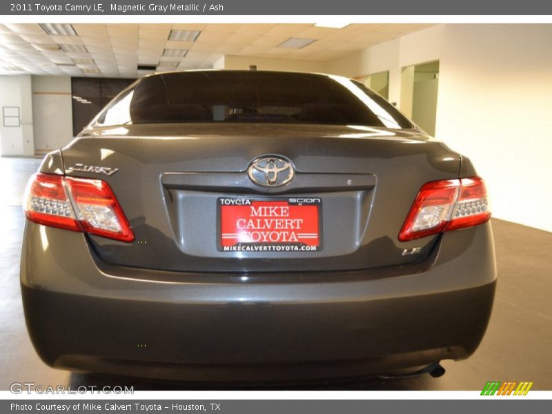 Magnetic Gray Metallic / Ash 2011 Toyota Camry LE