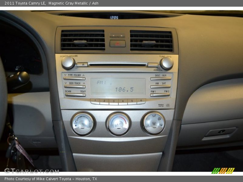 Magnetic Gray Metallic / Ash 2011 Toyota Camry LE