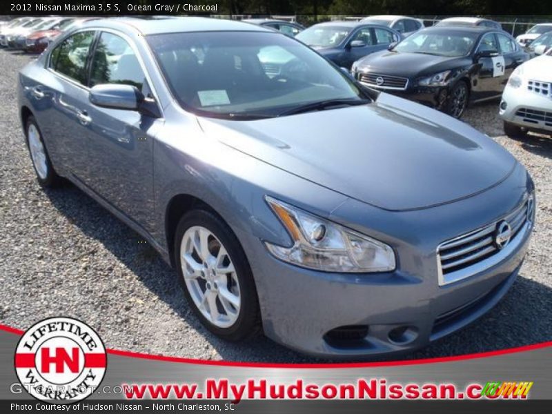 Ocean Gray / Charcoal 2012 Nissan Maxima 3.5 S