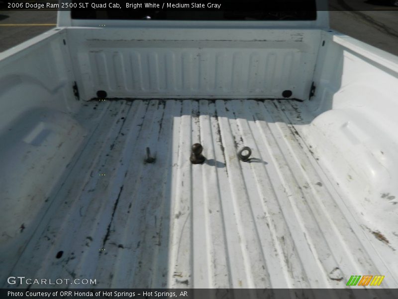 Bright White / Medium Slate Gray 2006 Dodge Ram 2500 SLT Quad Cab