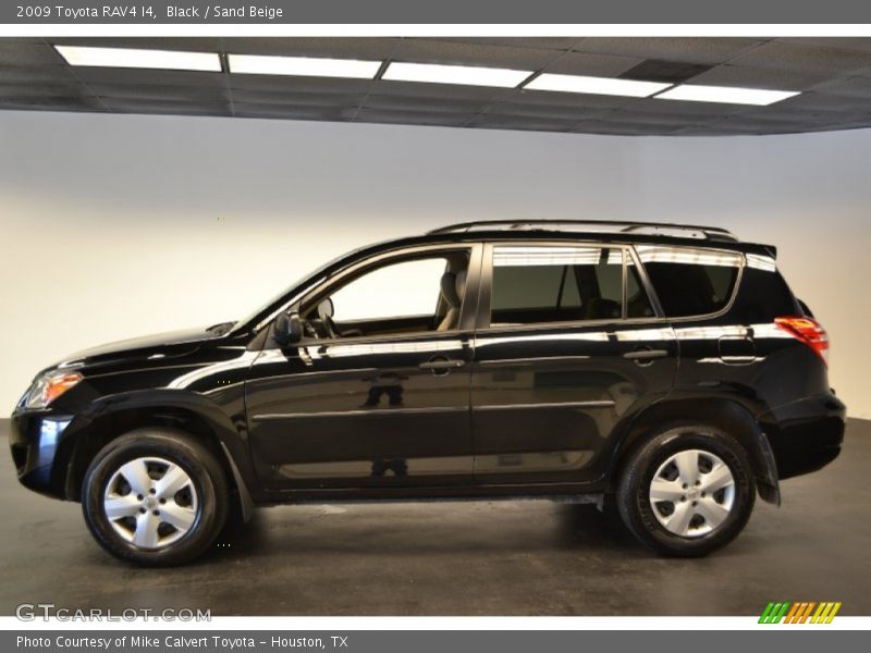 Black / Sand Beige 2009 Toyota RAV4 I4