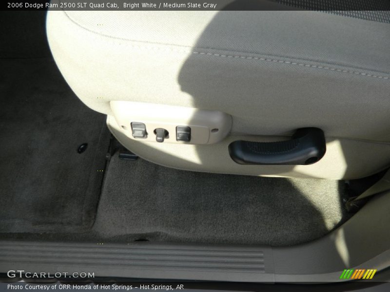 Bright White / Medium Slate Gray 2006 Dodge Ram 2500 SLT Quad Cab