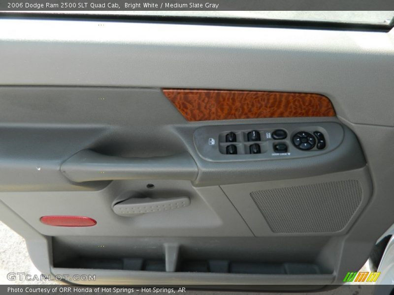 Bright White / Medium Slate Gray 2006 Dodge Ram 2500 SLT Quad Cab