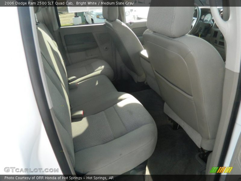 Bright White / Medium Slate Gray 2006 Dodge Ram 2500 SLT Quad Cab