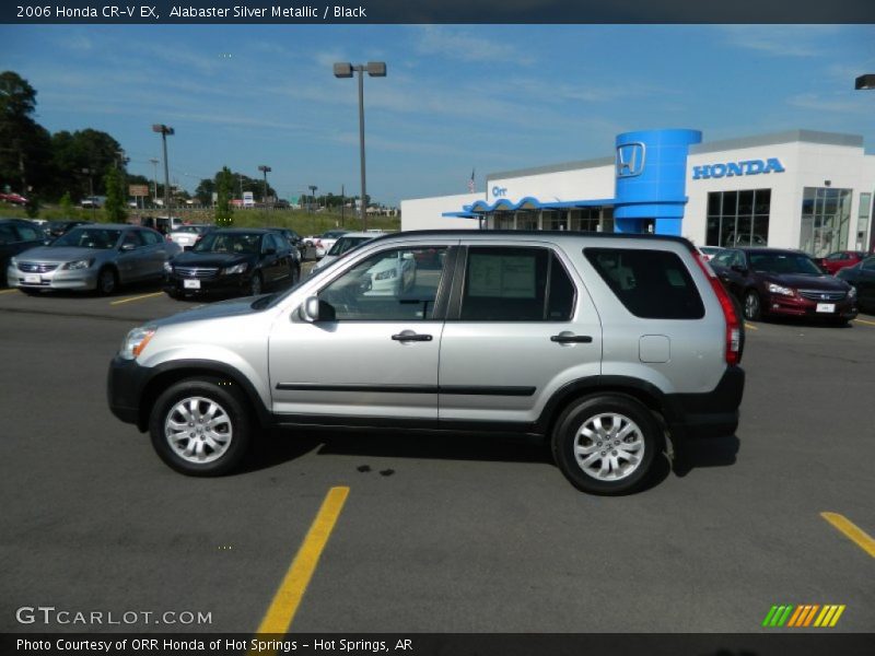 Alabaster Silver Metallic / Black 2006 Honda CR-V EX