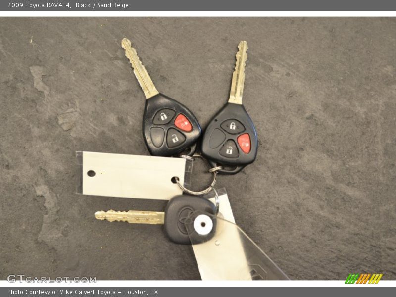 Black / Sand Beige 2009 Toyota RAV4 I4