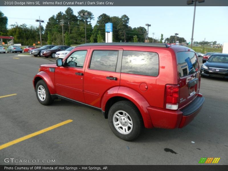 Inferno Red Crystal Pearl / Dark Slate Gray 2010 Dodge Nitro SE