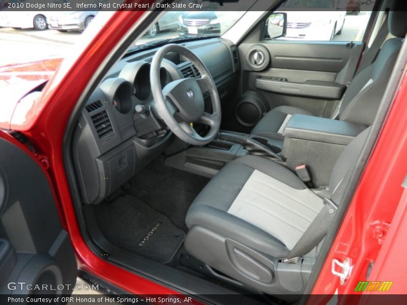 Inferno Red Crystal Pearl / Dark Slate Gray 2010 Dodge Nitro SE