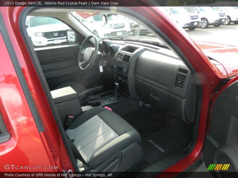Inferno Red Crystal Pearl / Dark Slate Gray 2010 Dodge Nitro SE