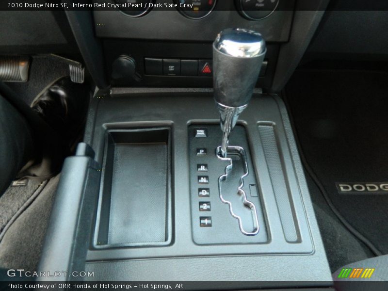Inferno Red Crystal Pearl / Dark Slate Gray 2010 Dodge Nitro SE