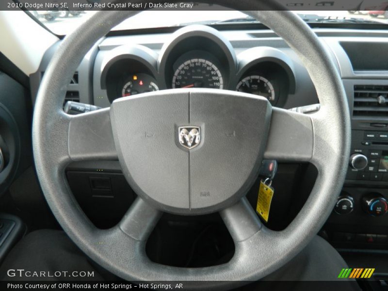 Inferno Red Crystal Pearl / Dark Slate Gray 2010 Dodge Nitro SE