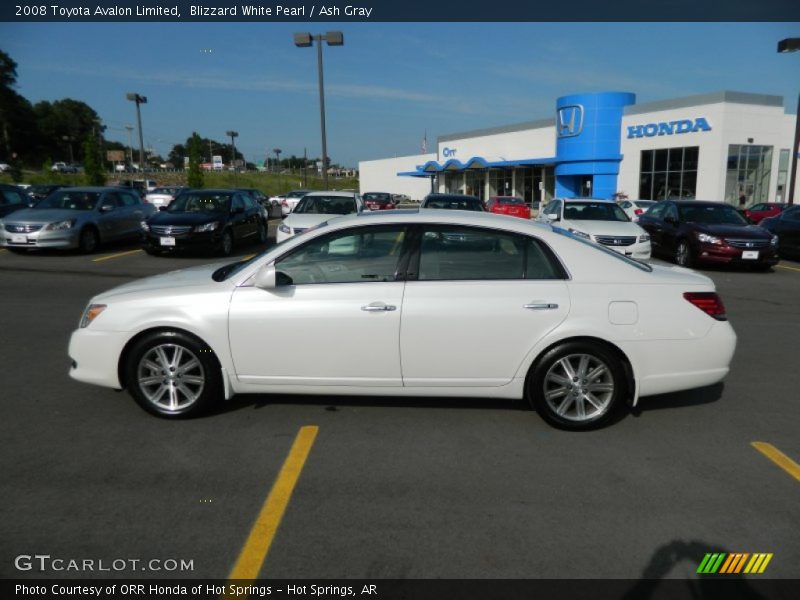 Blizzard White Pearl / Ash Gray 2008 Toyota Avalon Limited