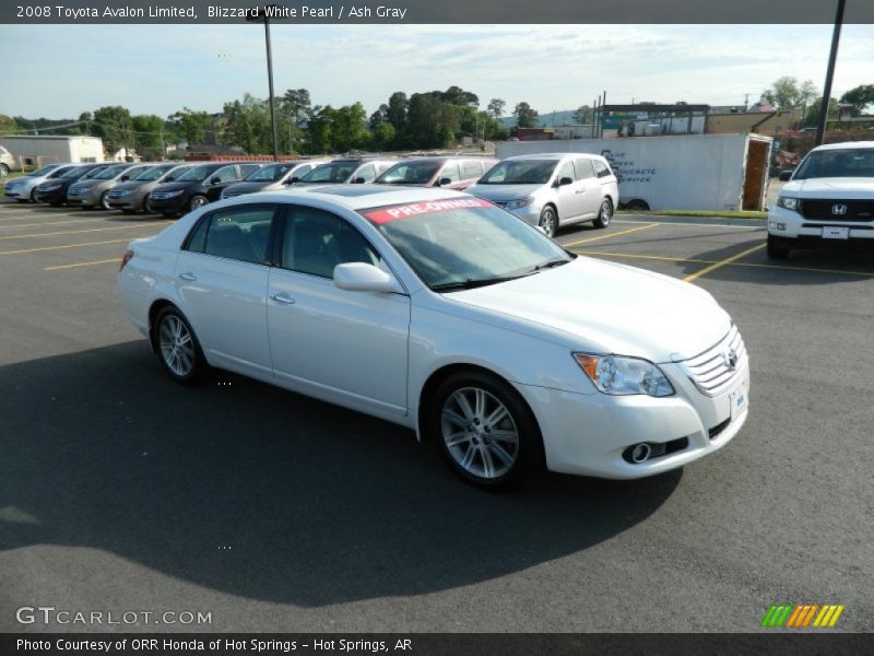 Blizzard White Pearl / Ash Gray 2008 Toyota Avalon Limited