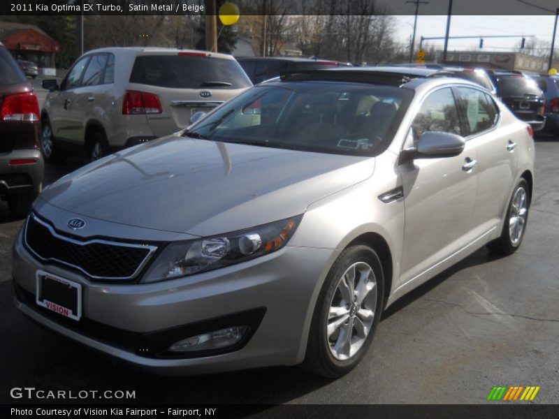 Satin Metal / Beige 2011 Kia Optima EX Turbo