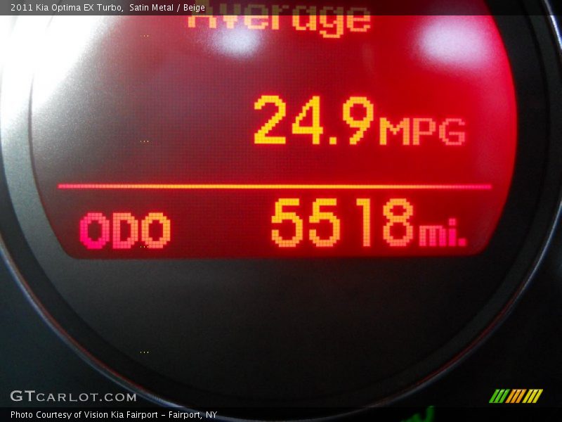 Satin Metal / Beige 2011 Kia Optima EX Turbo