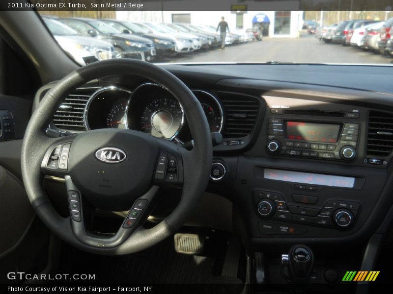 Satin Metal / Beige 2011 Kia Optima EX Turbo